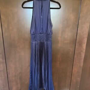 ALC navy pleated dress